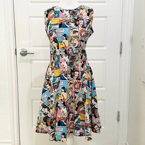 NWT HEMET SEWING WOES COMIC DRESS MEDIUM
